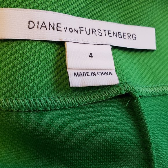 DVF Green Camisha Mini Skirt - Picture 4 of 4
